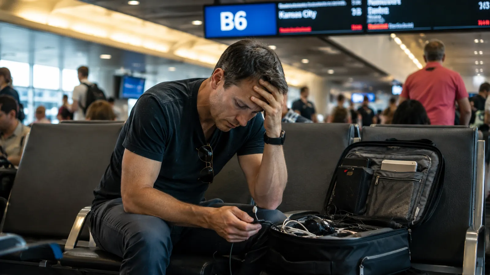 How a $12 Cable Bag Ended My Airport Scramble for Good